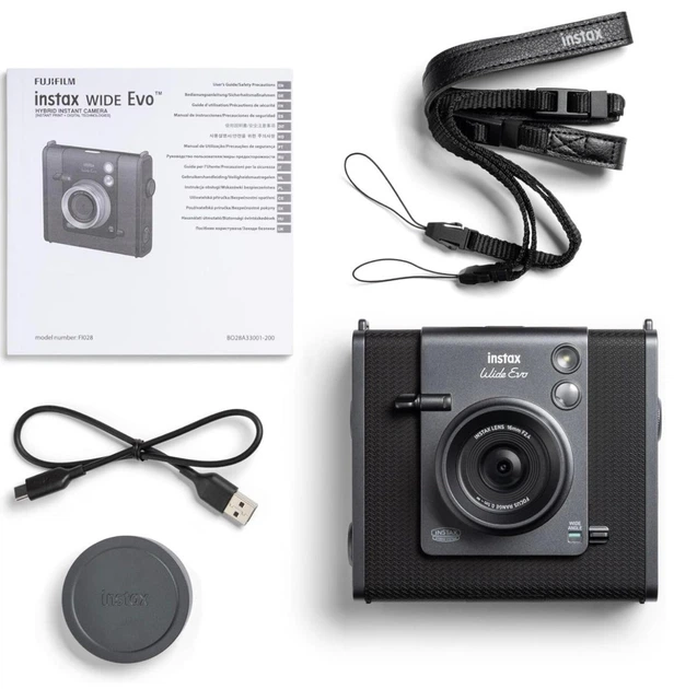 instax WIDE Evo【美品/おまけ付き】 Набір Fujifilm INSTAX WIDE EVO 2-in-1 Instant Film Camera and
