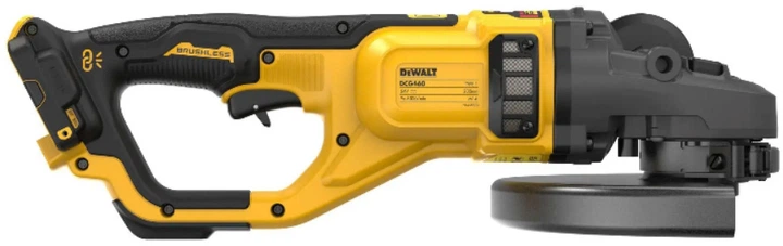 Шліфмашина кутова болгарка акумуляторна безщіткова DeWALT DCG460X2 - зображення 3