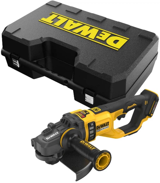 Шлифмашина угловая болгарка аккумуляторная бесщеточная DeWALT DCG460NK - Фото 5 Шлифмашина угловая болгарка аккумуляторная бесщеточная DeWALT DCG460NK - изображение 5