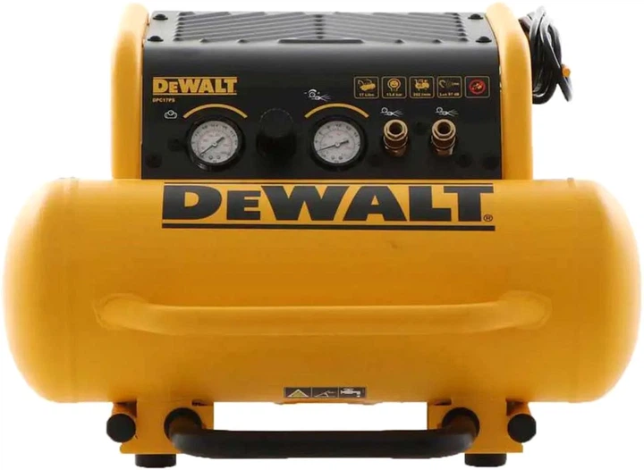 Компресор повітряний безмасляний поршневий DeWALT DPC17PS 17 л, 1.8 кВт - Фото 2 Компресор повітряний безмасляний поршневий DeWALT DPC17PS 17 л, 1.8 кВт - зображення 2
