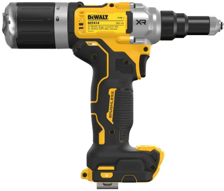 Аккумуляторный заклепочник DeWALT DCF414NT - Фото 5 Аккумуляторный заклепочник DeWALT DCF414NT - изображение 5