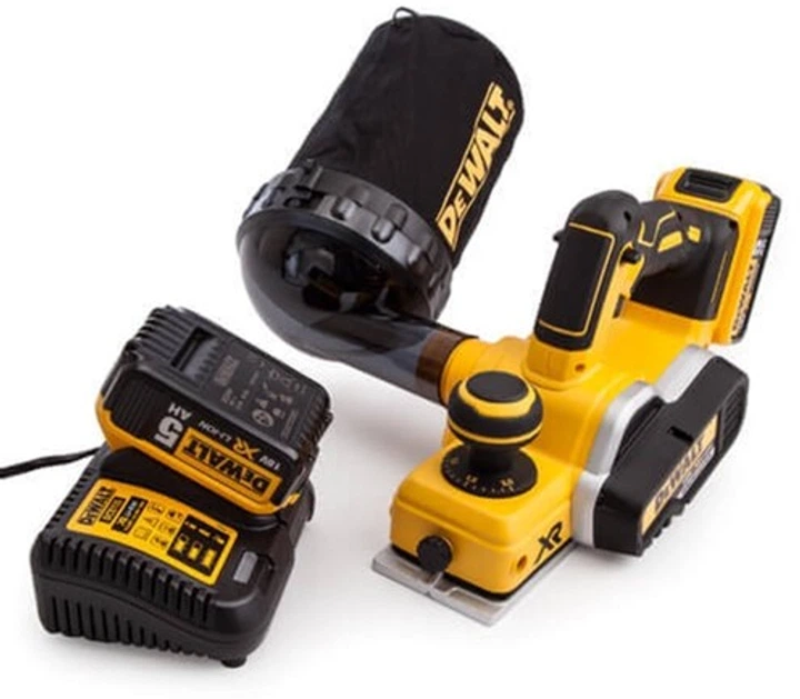 Рубанок аккумуляторный электрорубанок DeWALT DCP580P2 - изображение 6