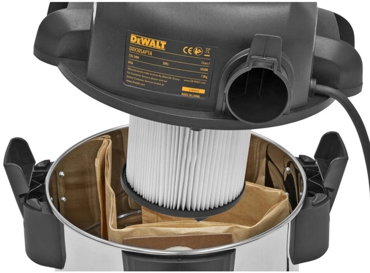 Пилосос DeWALT DXV30SAPTA - Фото 5 Пилосос DeWALT DXV30SAPTA - зображення 5