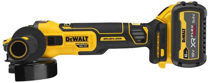 Аккумуляторная угловая шлифовальная машина DeWALT DCG409T1 - изображение 3