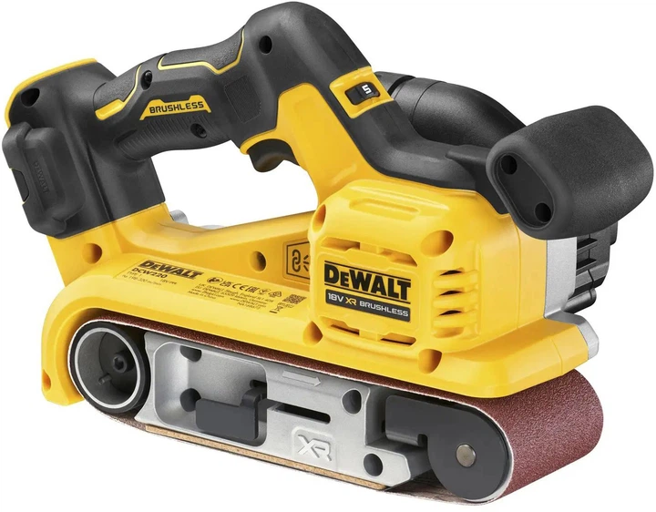 Акумуляторна стрічкова шліфмашина DeWALT DCW220NT - Фото 1 Акумуляторна стрічкова шліфмашина DeWALT DCW220NT - зображення 1