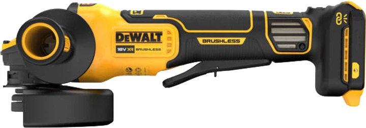 Аккумуляторная угловая шлифовальная машина DeWALT DCG416VSN - изображение 5