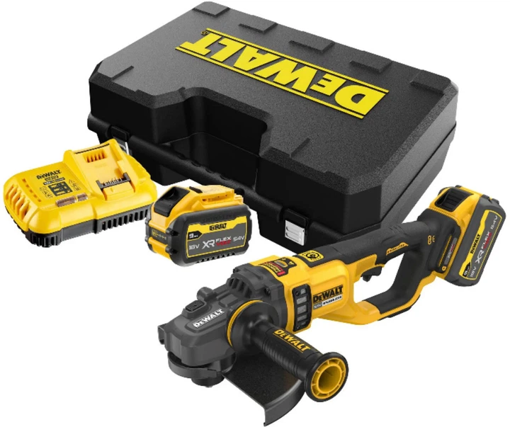 Шліфмашина кутова болгарка акумуляторна безщіткова DeWALT DCG460X2 - зображення 5