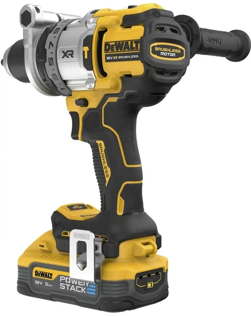 Дрель-шуруповерт ударный аккумуляторный бесщеточный DeWALT DCD1007H2T - изображение 4