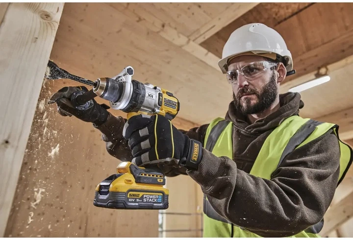 Дрель-шуруповерт ударный аккумуляторный бесщеточный DeWALT DCD1007H2T - изображение 6