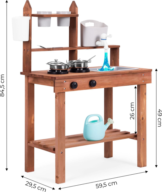Дитяча грязьова кухня Ecotoys з ялиці TL814005 (5905817003846) - зображення 7