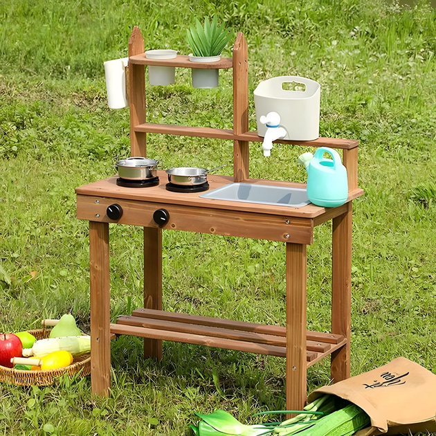 Дитяча грязьова кухня Ecotoys з ялиці TL814005 (5905817003846) - зображення 9