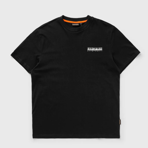 Koszulka męska bawełniana Napapijri S-Dati SS NP0A4IE29411 XL Czarna (198265124620) - obraz 5