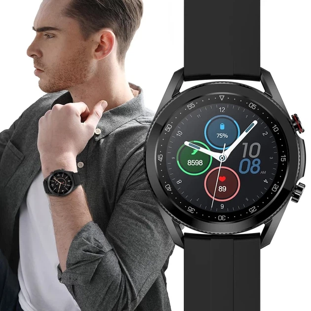 Смарт-часы Microwear L19 (тонометр, пульсоксиметр, Экг, 2 ремешка) - изображение 4