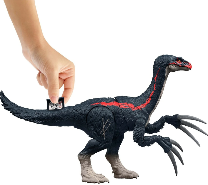 Фігурка Mattel Світ Юрського періоду Slash 'N Roar Теризинозавр 35 см (0194735270149) - зображення 6