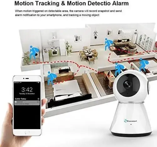 Беспроводная видеокамера видеоняня Eseesmart Wireless Camera Wi-Fi - изображение 3