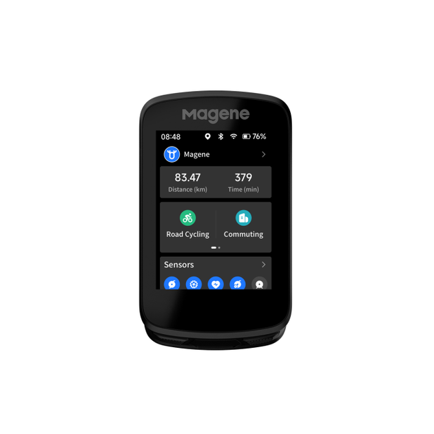 Велокомп'ютер Magene C606 кольоровий тачскрін, сповіщення, навігація, синхронізація Strava - Фото 4 Велокомп'ютер Magene C606 кольоровий тачскрін, сповіщення, навігація, синхронізація Strava - зображення 4