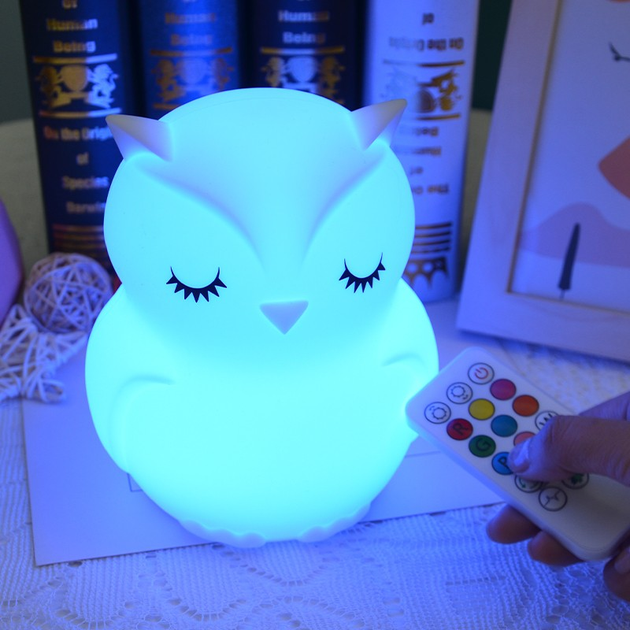 Lampka nocna dla dzieci NiteLite Sowa (5744005631054) - obraz 4