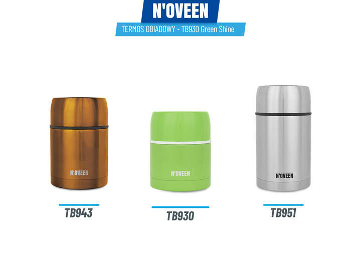 Термос обідній Noveen TB930 Зелений 470 мл (5902221622953) - зображення 11