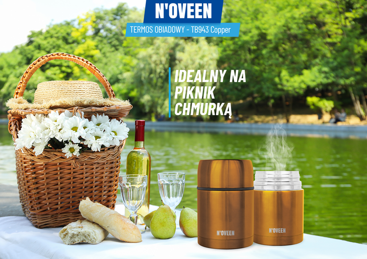 Termos obiadowy Noveen TB943 Miedziany 600 ml (TB943) - obraz 15