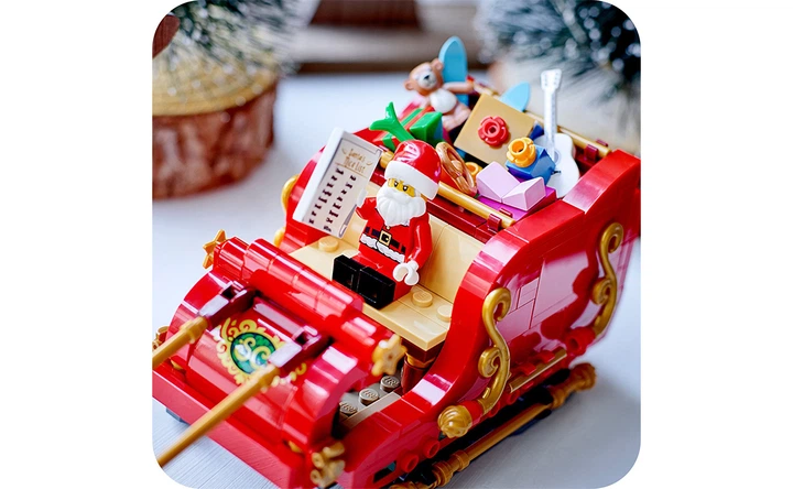 Конструктор LEGO Сани Санта Клауса 343 деталей (40499) - изображение 5