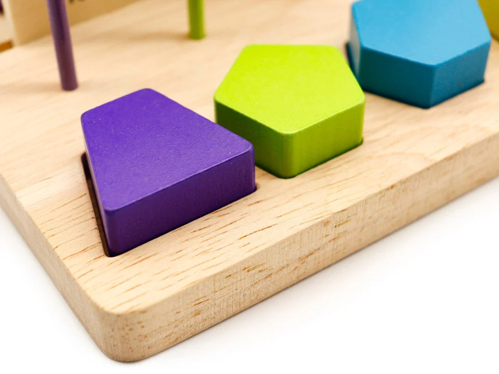 Zabawka edukacyjna EcoToys liczydło klocki cyfry MB059 (5903089066248) - obraz 7