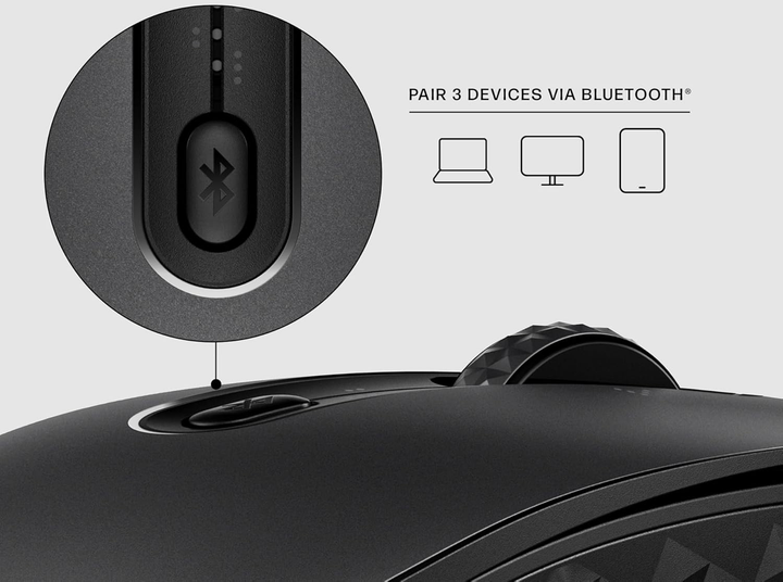 Mysz HP 690 Bluetooth Black (7M1D4AA#ABB) - obraz 9