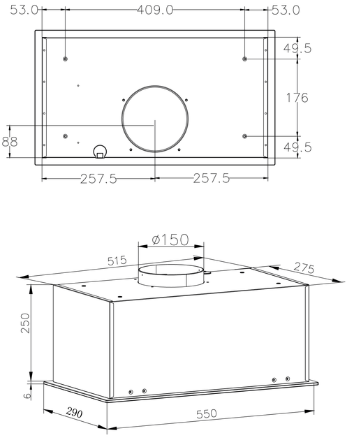 Вытяжка Hansa OMP6553BGH - изображение 5