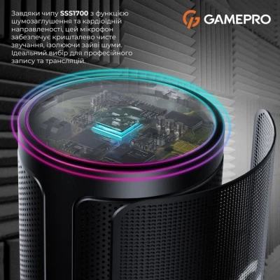 Микрофон GamePro UGM145B Black (UGM145B) - Фото 4 Микрофон GamePro UGM145B Black (UGM145B) - изображение 4