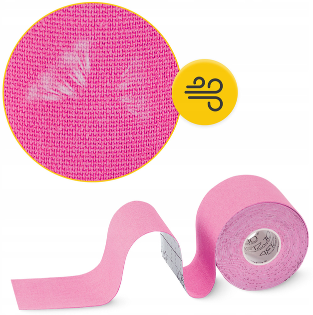 Кинезио тейп 4FIZJO 5x5 Pink (P-5907739316004) - изображение 10