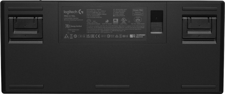 Klawiatura bezprzewodowa Logitech G PRO X TKL Lightspeed Tactile Brown Switches Wireless/USB Black (920-012136) - obraz 4