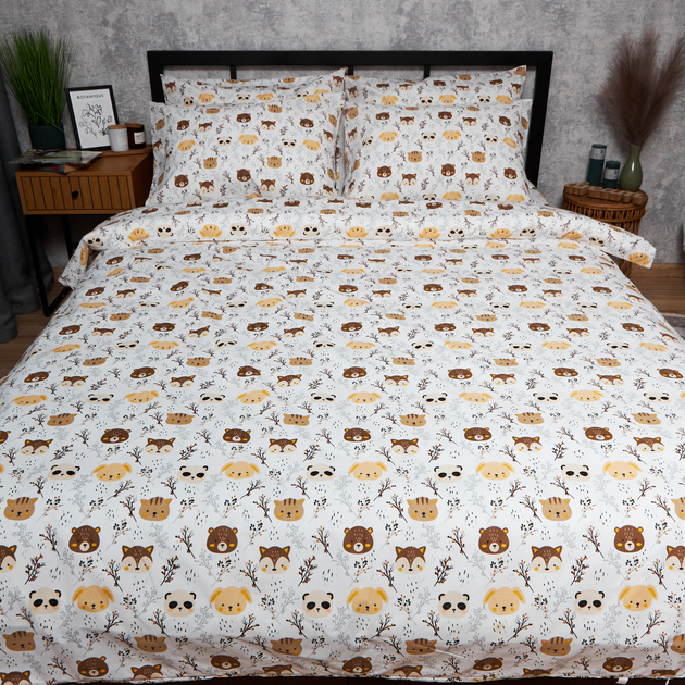 Акція на Підковдра Moon&Star Бязь Gold Люкс Jungle Joy Полуторна 143 x 210 см (MS-870000660) від Rozetka