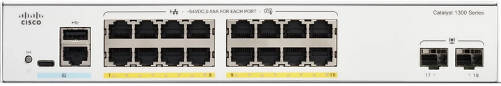 Przełącznik Cisco Catalyst 1300 (C1300-16FP-2G) - obraz 1