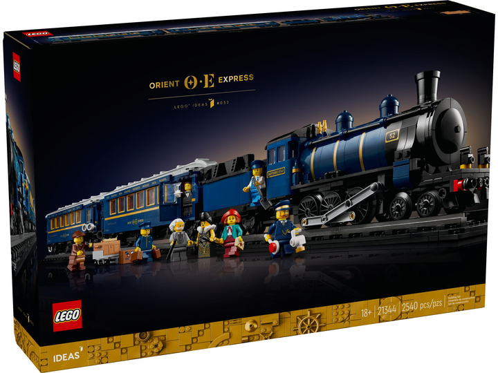 Zestaw klocków LEGO Ideas Pociąg Orient Express 2540 elementów (21344) - obraz 1