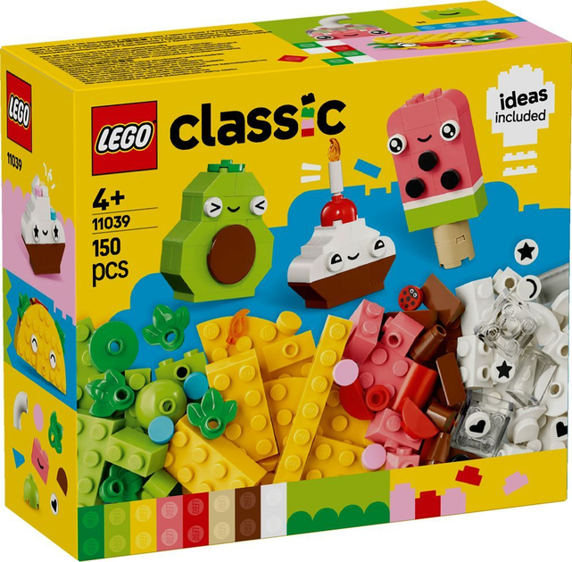 Zestaw klocków LEGO Classic Kreatywne smakołyki 150 elementów (11039) - obraz 1