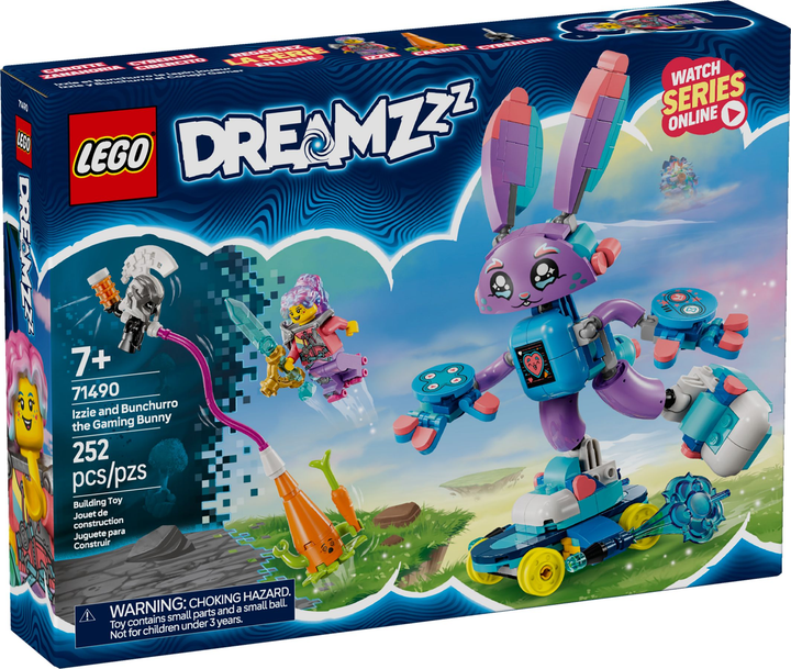 Конструктор LEGO DREAMZzz Іззі та геймерський Бунчуро 252 елементи (71490) - зображення 1