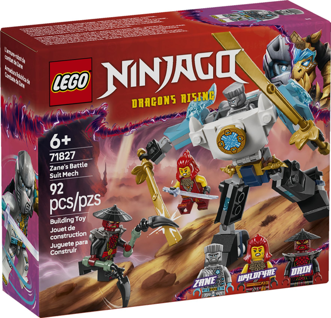 Конструктор LEGO Ninjago Бойовий костюм-робот Зейна 92 елементи (71827) - зображення 1