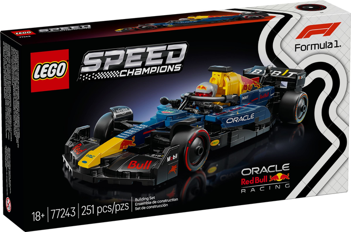 Zestaw klocków LEGO Speed Champions Bolid F1 Oracle Red Bull Racing RB20 251 element (77243) - obraz 1