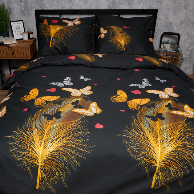 Підковдра Moon&Star Мікросатин Premium Golden Flutter Полуторна 143 x 210 см (MS-870000860) від Rozetka на платформі USKIDKA Акція на Підковдра Moon&Star Мікросатин Premium Golden Flutter Полуторна 143 x 210 см (MS-870000860) від Rozetka
