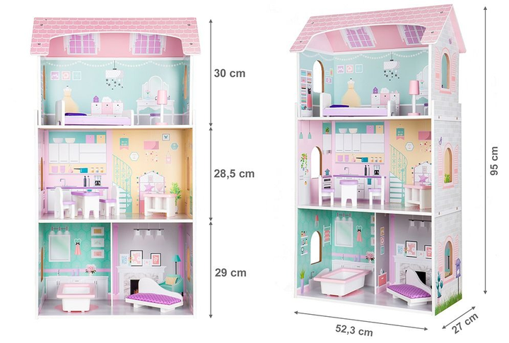 Ляльковий будиночок Ecotoys Ягідна резиденція (4121) (5903089065289) - зображення 4
