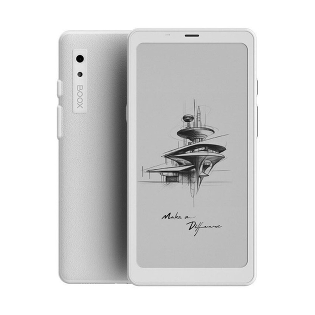 Электронная книга 6.13" Onyx Boox Palma / 128ГБ / Android 11 / Wi-Fi / Bluetooth / SD слот / Цветной сенсорный E-Ink экран (824×1648) / Настраиваемая яркость / Влагозащищенность / Динамики / White - изображение 2