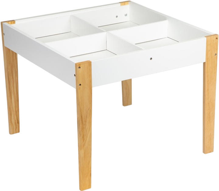 Zestaw mebli dla dzieci EcoToys stół i dwa krzesła (OT143) (5903089068716) - obraz 3