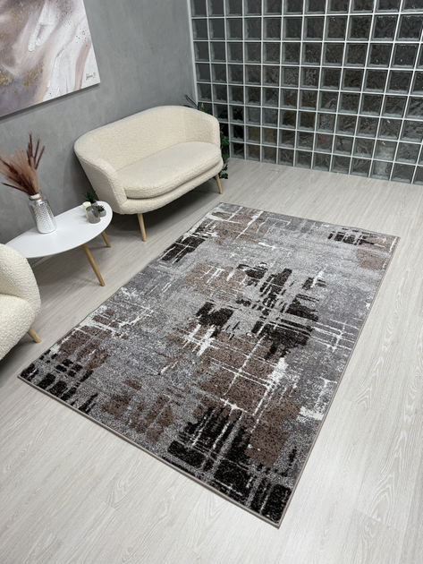 Ковер с невысоким ворсом Mira 1х2 м. серый Gray 24037/123 – фото ...