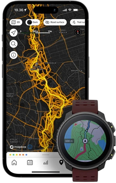Smartwatch Suunto Vertical Black Ruby (SS050865000) - obraz 3