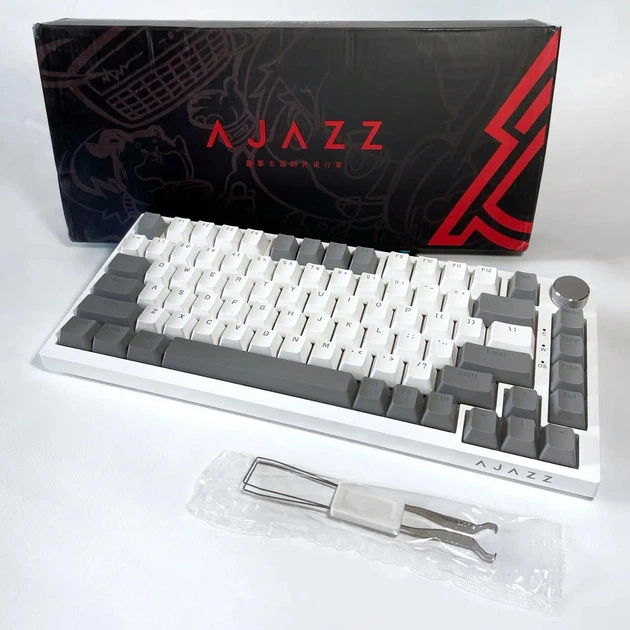 Игровая Клавиатура AJAZZ AK820 Grey-White Проводная Механическая С