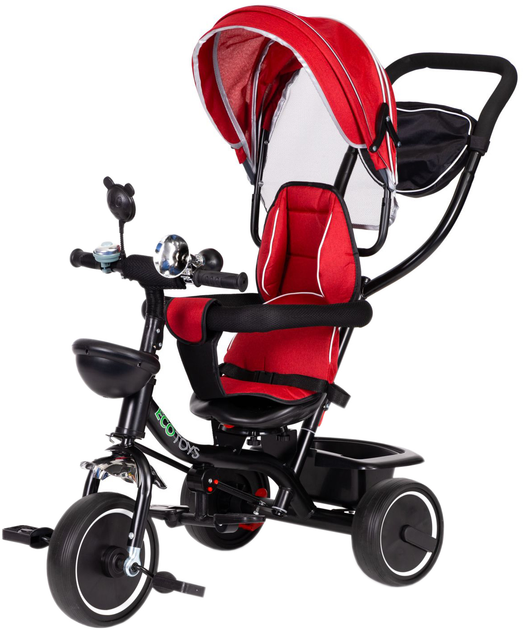 Велосипед дитячий Ecotoys з поворотним сидінням червоний (JM-066-9 RED) (5903089064633) - зображення 3