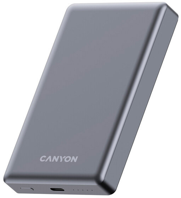 УМБ Canyon OnPower 510 slim Magsafe 10000 mAh PD20W Dark Grey (CNS-CPB510DG) - зображення 6