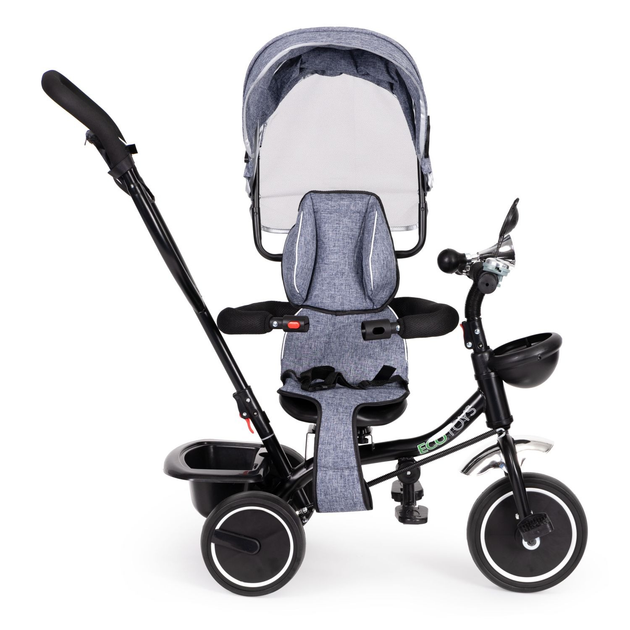 Велосипед дитячий Ecotoys з поворотним сидінням сірий (JM-066-9 GREY) (5903089064626) - зображення 4