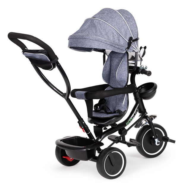 Велосипед дитячий Ecotoys з поворотним сидінням сірий (JM-066-9 GREY) (5903089064626) - зображення 5