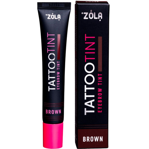 Краска для бровей и ресниц Zola Tattoo Tint Brown 15 мл - Фото 1 Краска для бровей и ресниц Zola Tattoo Tint Brown 15 мл - изображение 1