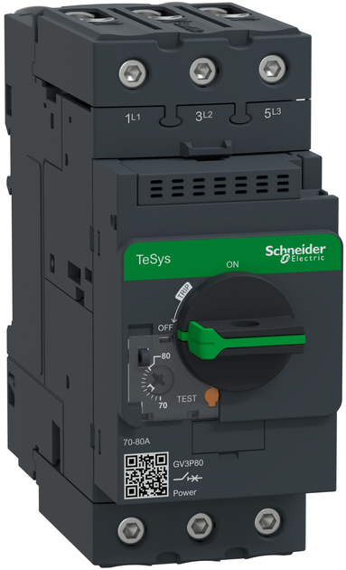 Photos - Circuit Breaker Schneider Автоматичний вимикач захисту двигуна  Electric TeSys Deca 56...80A 50kA  (GV3P80)